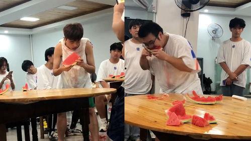 老师在教室吃瓜,老师教室里的意外“美食”时刻